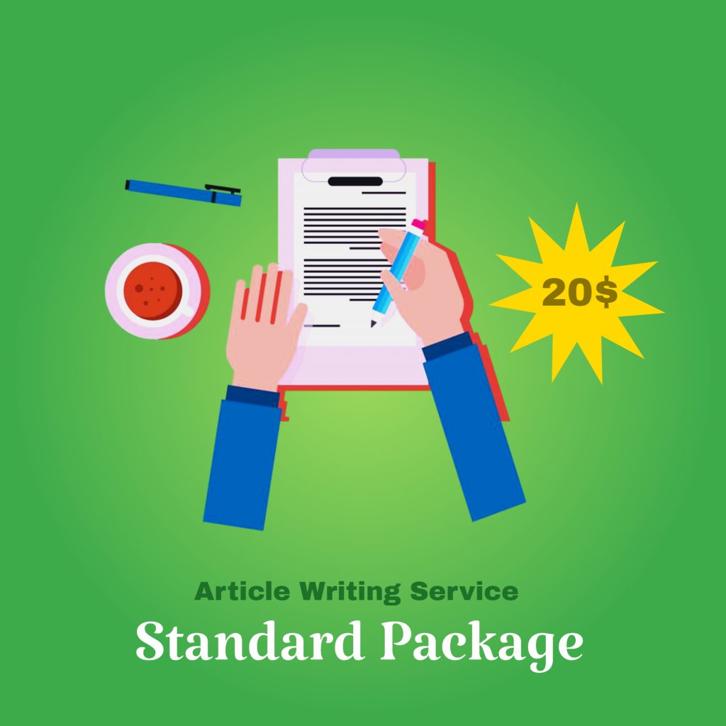 Article Writing Service- standard package nayem hasan munna